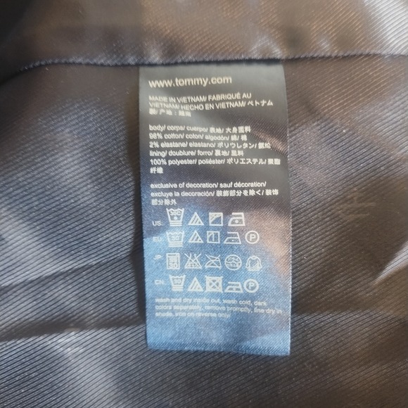 Tommy Hilfiger Corduroy Blazer Women's 6 Camel Cotton Blend Preppy Academia - Picture 7 of 9